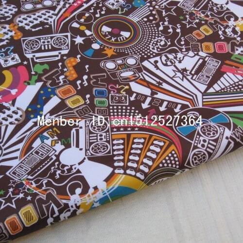 WF195 - PVC coated waterproof fabric - baby on brown