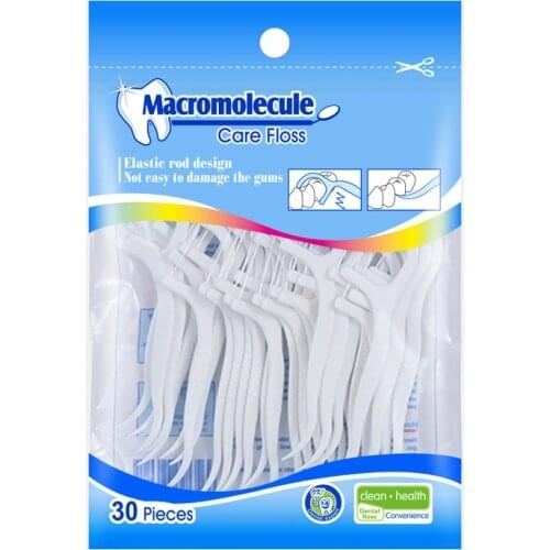 20/30 Pcs Dental Floss Flosser Picks Toothpicks Teeth Stick Tooth Cleaning Interdental Brush Dental Floss Pick Oral Hygiene Care