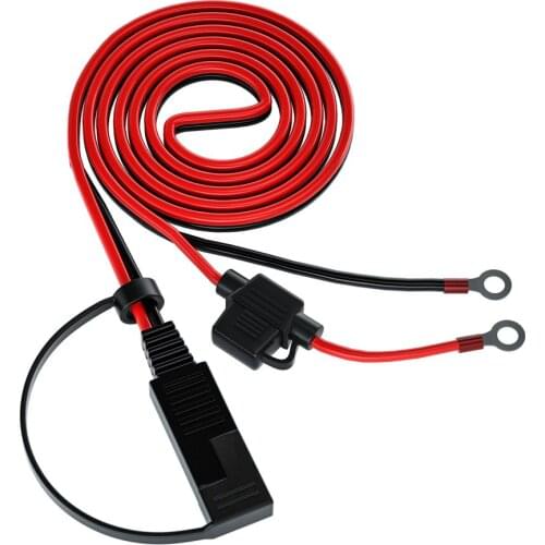 1.4m SAE Convenient Connector Cable OT Terminal With SAE Socket Line Replacement Wire For Car Supplies Power Supply