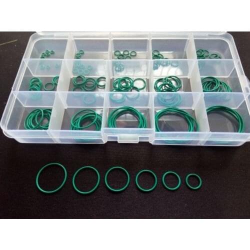 150pcs 1mm Wire Diameter Fluorine Plastic O-rings Seal FKM Temperature Resistant Top Sale