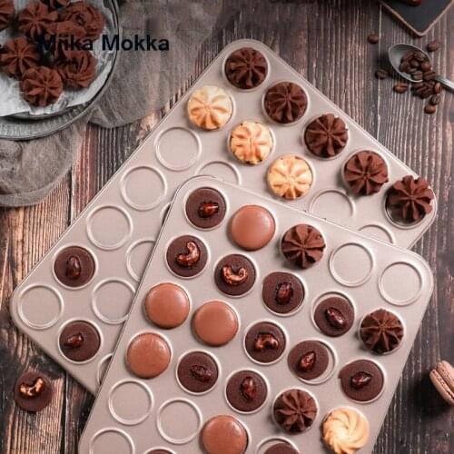 15/30/35 Holes Rectangle Mold Kitchen Bakeware Accessories Fondant Chocolate Mold Cake Mould Biscuit Cookie Baking Pan