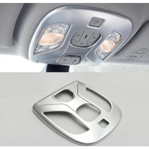 ABS Pearl Chrome Interior lights Reading lights Trim Cover For Jeep Compass 2017 2018