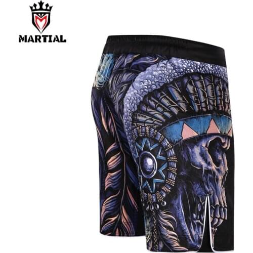 Martial: 2021 NEW ORIGINAL DESIGNS EVIL APACHE SHORTS MMA BJJ SHORTS