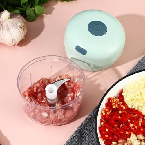 Electric Garlic Masher Sturdy Durable Mini Crusher Chopper USB Vegetable Tools Crushed Garlic Crushed Ginger Crushed Fresh