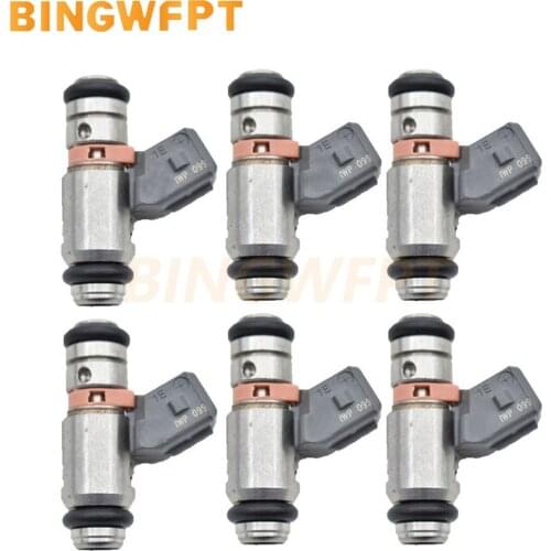 6Pcs Fuel injector For Renault MK 1.2 16V IWP099 0280158168 75112099 805001388502 8200025248 8200051963