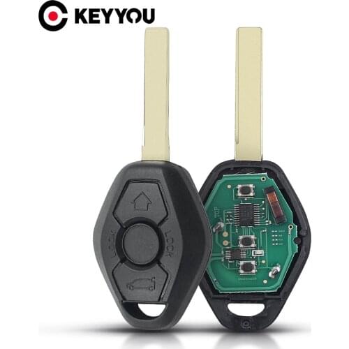 KEYYOU Remote Car Key ID46 Chip For BMW CAS2 5 Series E46 E60 E83 E53 E36 E38 315LP MHZ 315MHz 433MHZ 868MHZ 3 Buttons