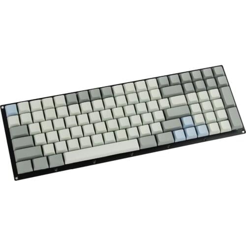 YMDK 147 XDA Blue Gray Mixed Full Keyset For MX Mechanical Keyboard Steelseries Ergodox Filco Leopold Cosair Noppoo Planck