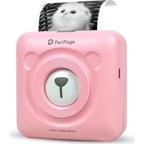 Mini PeriPage Portable Thermal Bluetooth Printer 58mm Photo Pictures Printer For Mobile Android IOS Phone Pocket Printer Machine