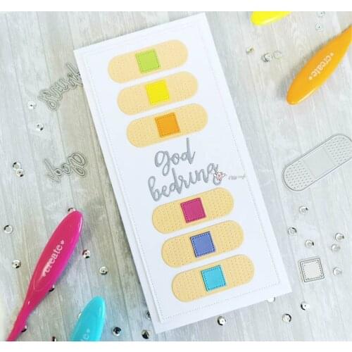 Mmao Crafts Metal Steel Cutting Dies New Band-aid decoration Stencil For DIY Scrapbooking Paper/photo Cards Embossing Dies