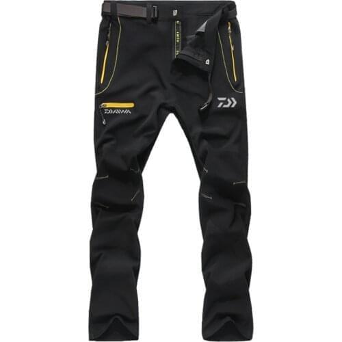 DAIWA Men Summer Breathable Hiking Fishing Pants Quick Dry Outdoor Sport Pants Elastic Thin Anti-UV Trousers Male Pantolon