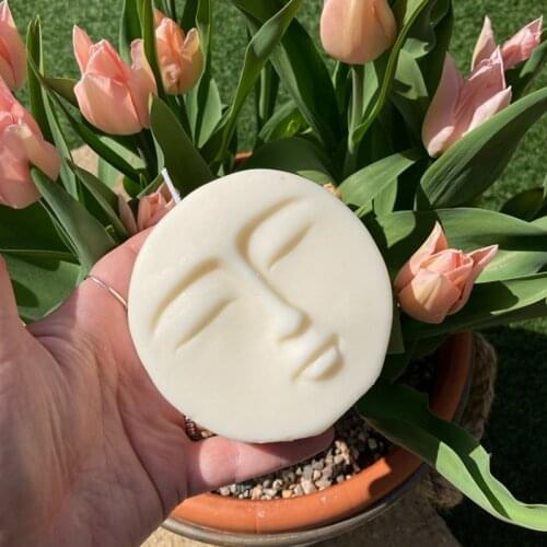 New Minimalist Style Face Design Candle Silicone Mold for DIY Handmade Ornaments Soap Plaster Candle Jewelry Handicrafts Mould