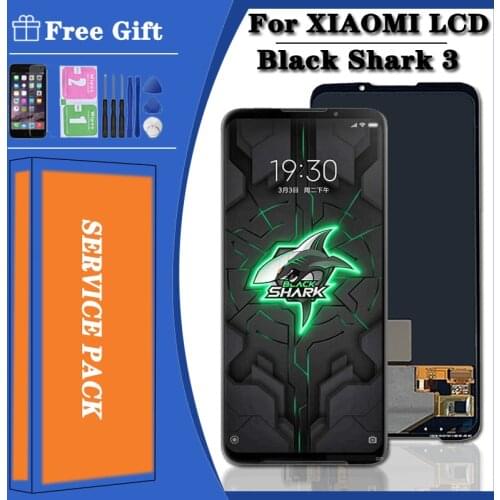 ' Original AMOLED 6.67' For Xiaomi Black Shark 3 LCD Touch Screen Digitizer Assembly For Xiaomi BlackShark 3 Lcd