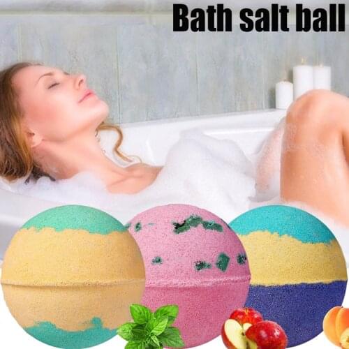 32g Bath Salt Ball Body Exfoliating Skin Whitening Moisturizing Ease Relax Stress Relief Natural Bubble Shower Bombs Ball
