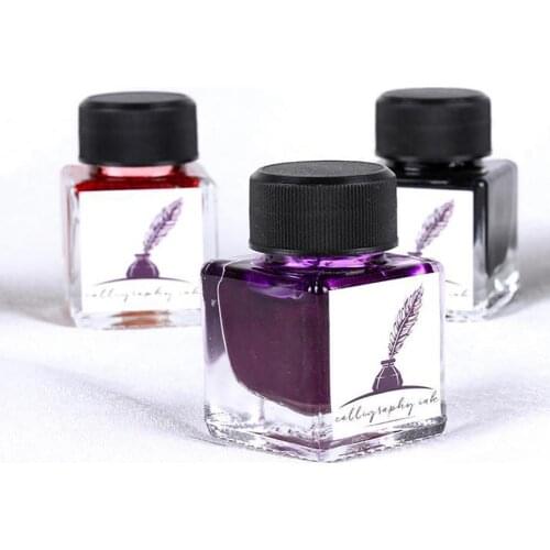 Top Sale 25ml 6 Colors Non-Carbon Glitter Calligraphy Painting Drawing Fountain Pen Ink