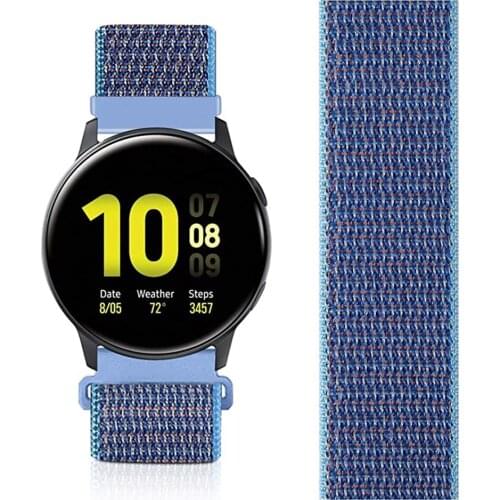 Gear s3 Frontier strap For Samsung galaxy watch 46mm 42m active 2 nylon 20 22mm watch band amazfit bip huawei watch gt2e/2 strap