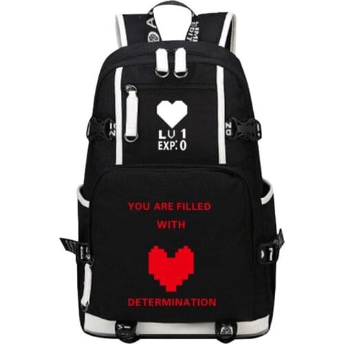 Undertale Sans Papyrus Skeleton Brothers Men Backpack Canvas School Bags Travel Bagpack Laptop Backpack Undertale Mochila