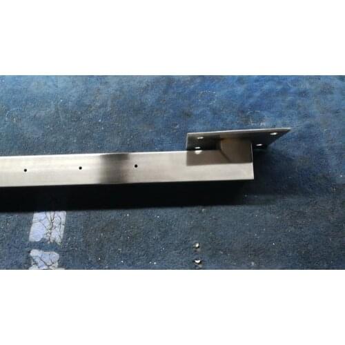 Freeshipping 304# Satin finished Handrailing Armrest Cable Wire Post Pole Staircase Parts Baluster for Floor Mount