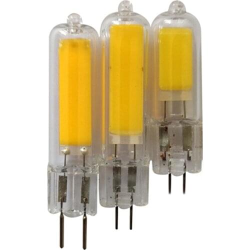 LED G4 COB Glass Ampoule Spotlight AC 220V Lamparas 6w 9w 12w G4 LED Light Bulb Replace Halogen Lamp Chandelier Candle Bombillas