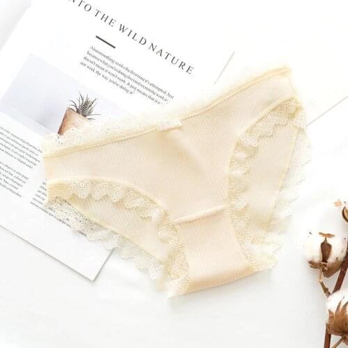 New Product Popular Sexy Lace Panties Women Creative Seamless Cute Bowknot Girly Briefs Soft and Comfortable Fashion Panties