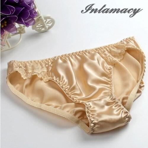 100% Silk Underwear Briefs Briefs And Health Care Lace