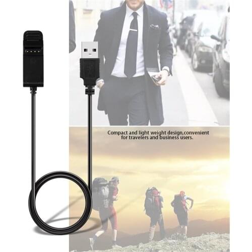 1M USB Data Charge Cable USB Charger Data Transmission Cable for Garmin Edge 20 Edge 25 GPS Smart Watch