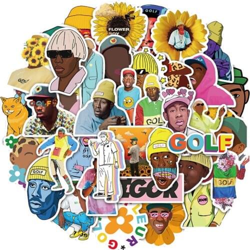 10/30/50pcs/pack Tyler, The Creator Singer Stickers For Cars Motorcycles Water cups Childrens toys Luggage Skateboards Box Etc