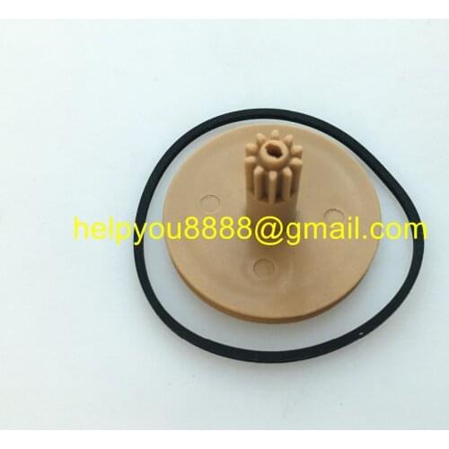 2pcs/lot CDM9 CDM-9 Marantz CD Turntable Player Drawer Tray Gear Wheel + Belt CD NEW CDM 9