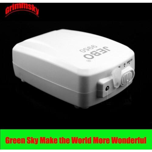 2W 2*2.5L/Min Double Air Outlet Outdoor Fishing Fish Tank Oxygen Increasing Noiseless Oxygen Pump USB