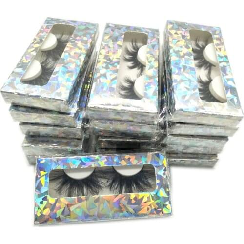 25mm mink lashes lash factory provide real mink lashes long style fluffy soft 5d 6d mink lashes 25mm mink eyelash with paper box