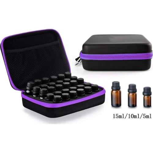 30 Bottle Essential Oil Storage Bags for 5ML/10ML/15ML Aromatherapy Hand Bag Carry Case SN201