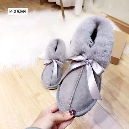 Australias top quality snow boots in 2019, real sheepskin, 100% natural wool, womens shoes with short barrels, four colors