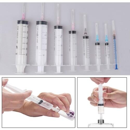 Hot 1~60ml Syringe Plastic Perfume Dispenser Tools Refill Perfume Syringe Cosmetic For Refillable Bottle Quantitative Dispensing