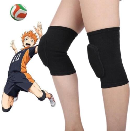 Haikyuu!! Hinata Shoyo Kozume Kenma Cosplay Sports Kneepad Men Props Elastic Knee Pads Fitness Basketball Volleyball