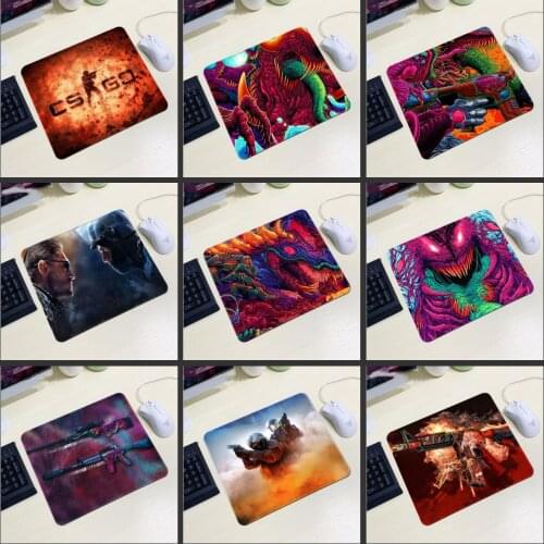 CSGO Hyper Beast Mouse Pad Gaming Deskpad Desk Mats Game Laptop Mouse Mat for Mice Mause Office Home Computer Keyboard 22X18CM