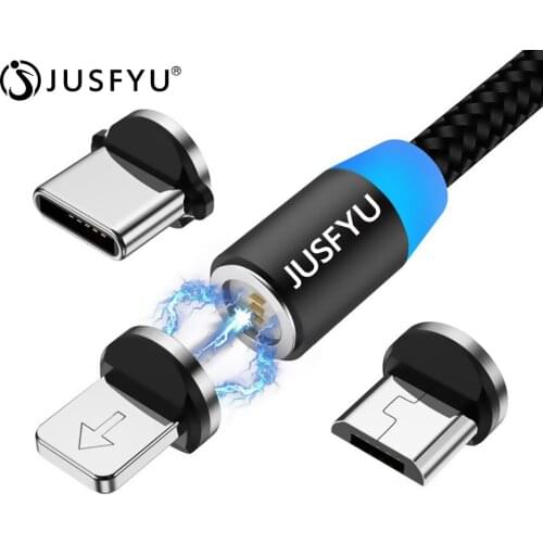 Magnetic USB Cable Fast Charging USB Type C Cable Magnet Charger Data Charge Micro USB Cable Mobile Phone Cable USB Cord