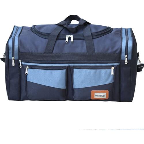 Mens Travel Bag Waterproof Big Capacity Handbag Shoulder Bag Sac a Main Femme Male Multi-space Pocket Shoes Handbag XA206K