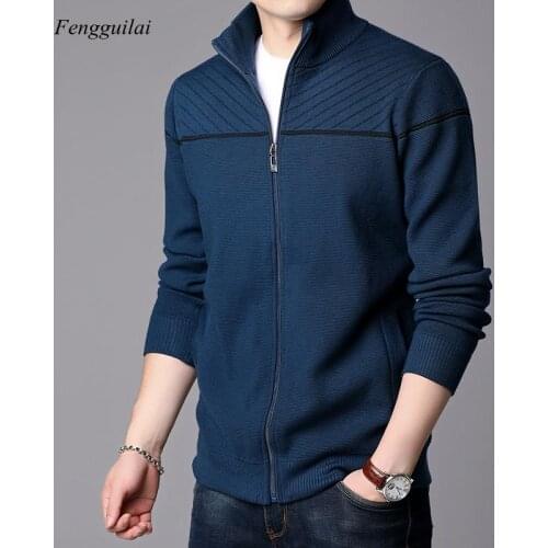 2020 New Fashion Jackets Mens Stand Collar Cardigan Trend Streetwear Overcoat Slim Fit Windbreaker Casual Coat Men Clothing