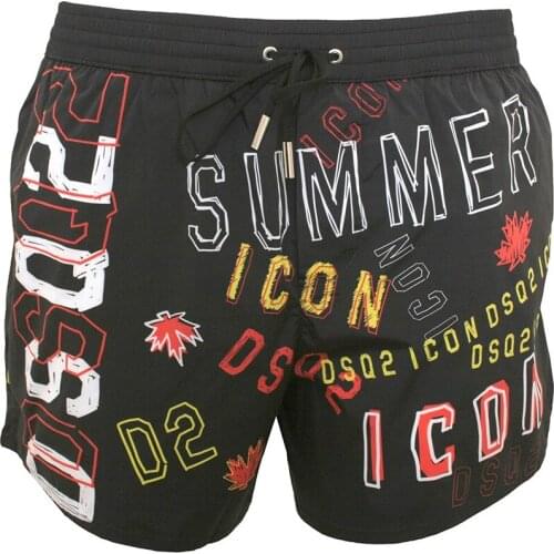 2021 Summer New Dsq2 Mens Casual Sports Casual Shorts Trend Loose Micro Elastic Breathable Beach Pants