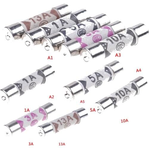 New Fuse Cartridge Ceramic Tube 250V UK Sockets Domestic Bulk Hardware Mains Fuse Cartridge Household Tools