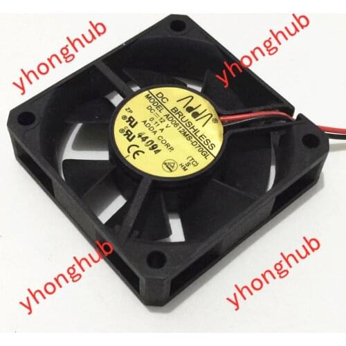 ADDA AD0612MS-D70GL TC DC 12V 0.11A 60x60x15mm Server Cooling Fan