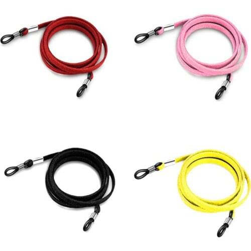 New Design High Elasticity Sunglasses Lanyard Strap Necklace Eyeglass Glasses Chain Cord Leather Reading Glasses Strap Decor
