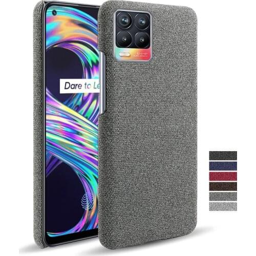 Luxury Febric Antiskid Cover Funda For OPPO Realme 8 7 6 5 3 2 Pro 5i 5s 3i C2 U1 Realme7 5G Realme8 4G Phone Case Shell