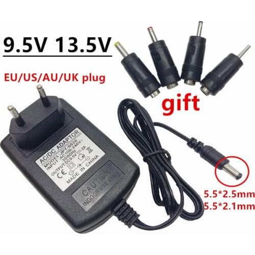 Universal AC to DC Power adapter 9.5V 13.5V Power Supply adaptor 9.5 13.5 volt 1A 1.5A 2A 2.5A 3A ac/dc adaptador DC Jack plugs