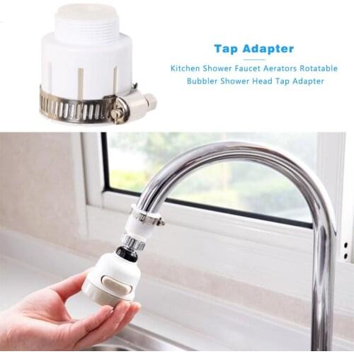 Kitchen Shower Faucet Aerators Rotatable Bubbler Shower Head Nozzle Multi-function Tap Adapter Faucet Accessories