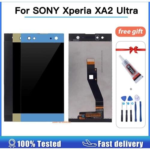 6.0'' Display For SONY Xperia XA2 Ultra LCD Display Screen Touch Digitizer For SONY H4233 H4213 H3213 H3223 Display C8 LCD
