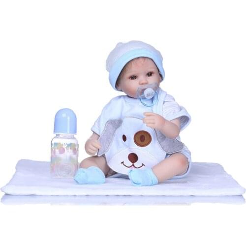 17inch 42cm reborn silicone babies babydoll realistic doll Toys Soft Baby Dolls for Girls Playment Best Toys for children