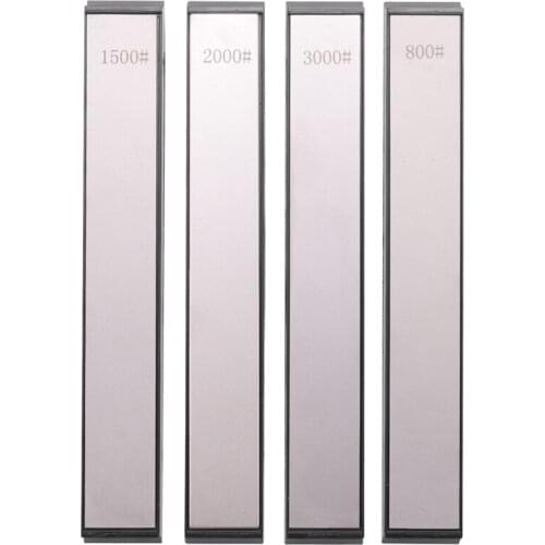 Diamond Whetstone Knife Sharpener Angle Sharpening Stone 800 1500 2000 3000 Diamond Bars Tool Bar Oil Stone 4Pcs