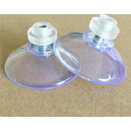 40mm Suction Cups With M4 Thread With Knurled Nut Clear for kitchen Suction cup with screw Storage Hanger home tools
