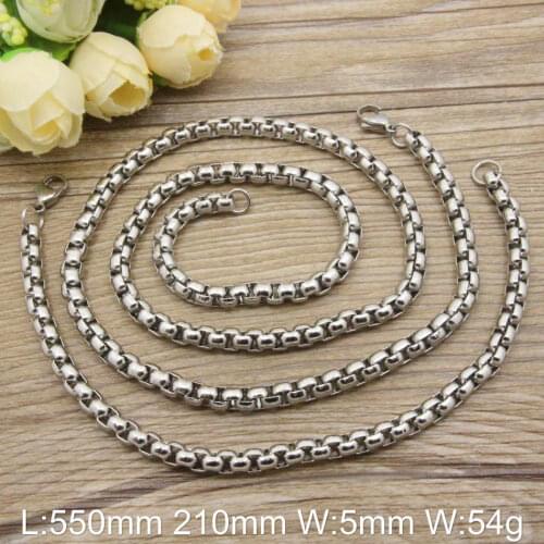 Accessories Wholesale Stainless Steel Vintage Jewelry Fashion Chain Spherical Necklace Hot Selling SFHBAHAJ Jewels Store