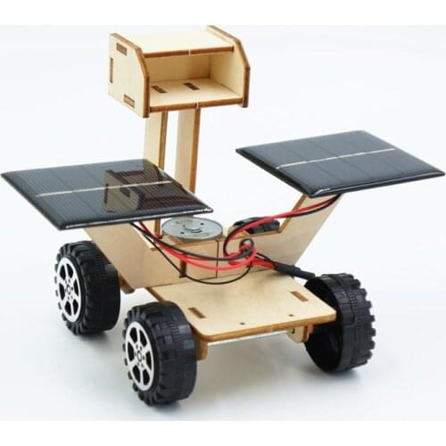 Kids DIY Assembly Solar Power Moon Rover Robot Model Scientific Experiment Toy Fine Craftsmanship great Gift DIY Rover Robot Toy